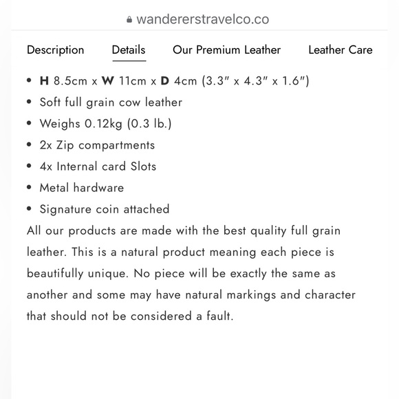 Women's Burgundy Leather Wallet - Picture 12 of 14